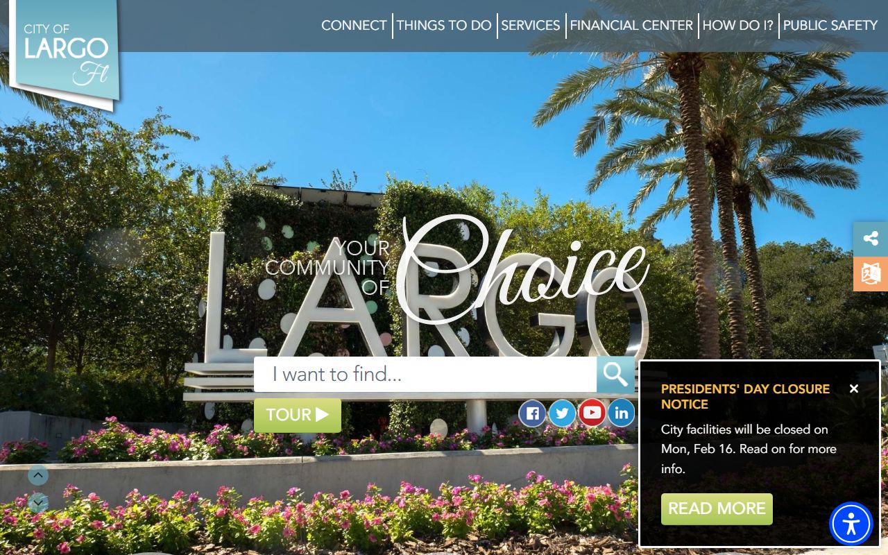 City of Largo official government website homepage