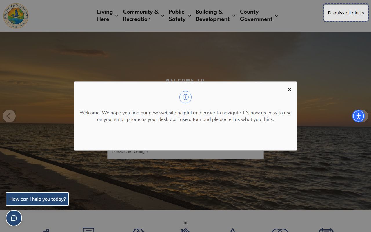 Hernando County official website serving Spring Hill for people search