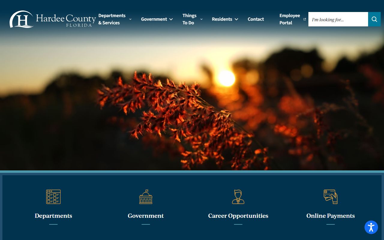 Hardee County Florida official website for people search