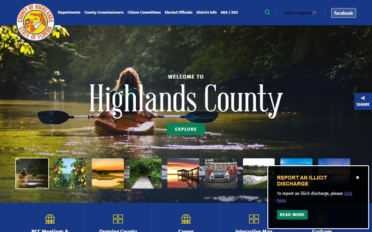 Highlands County Florida official website for people search records
