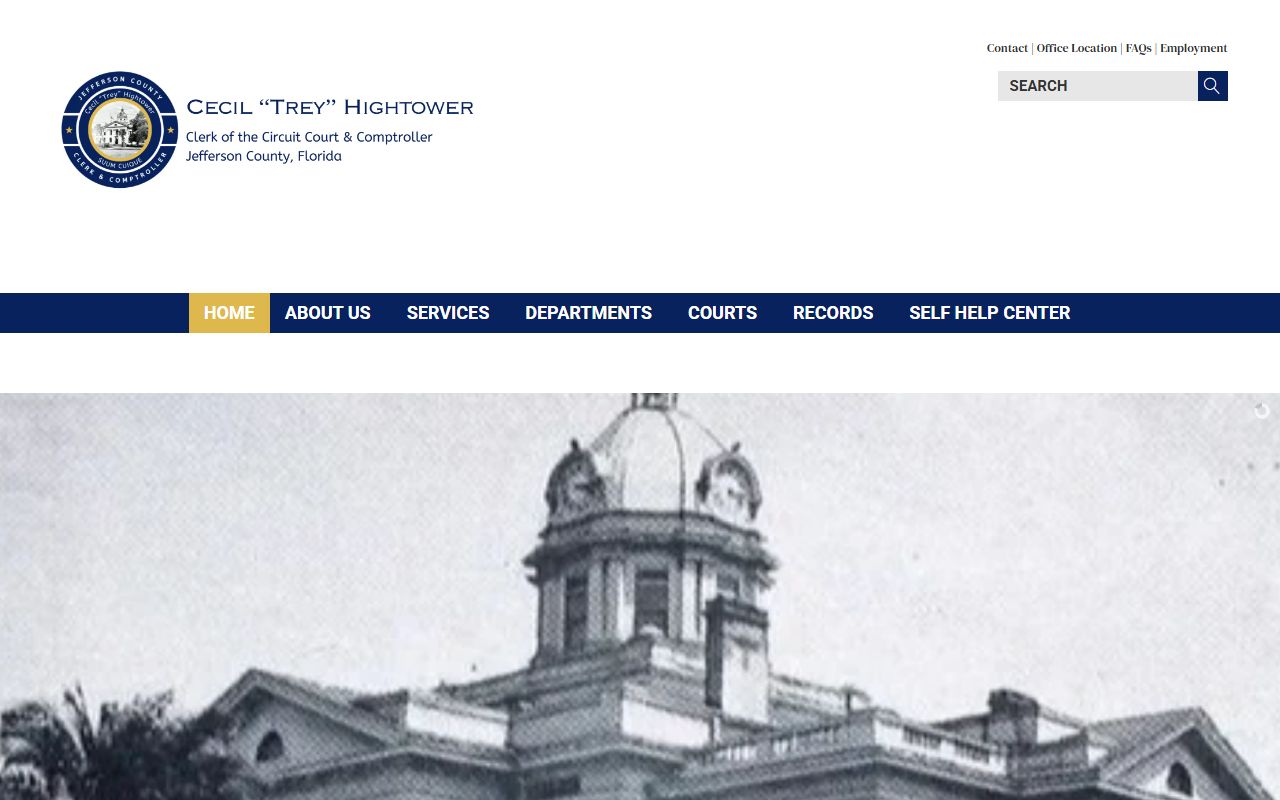 Jefferson County Clerk of Court website for people search records