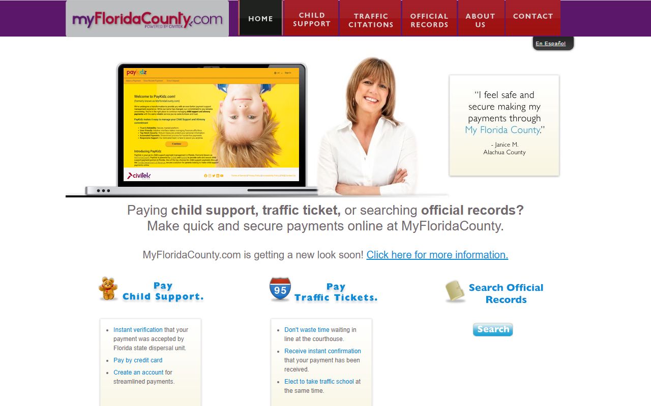 Levy County Clerk of Court website for people search records