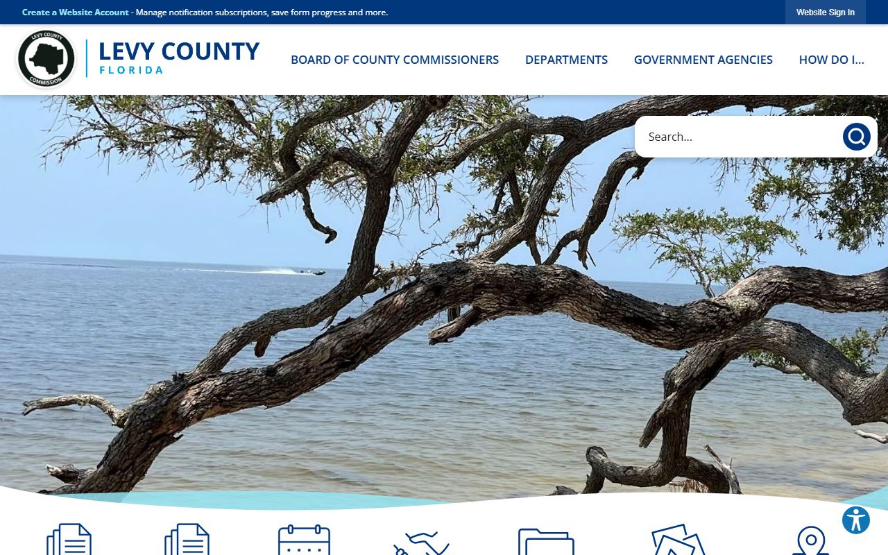 Levy County official government website for people search