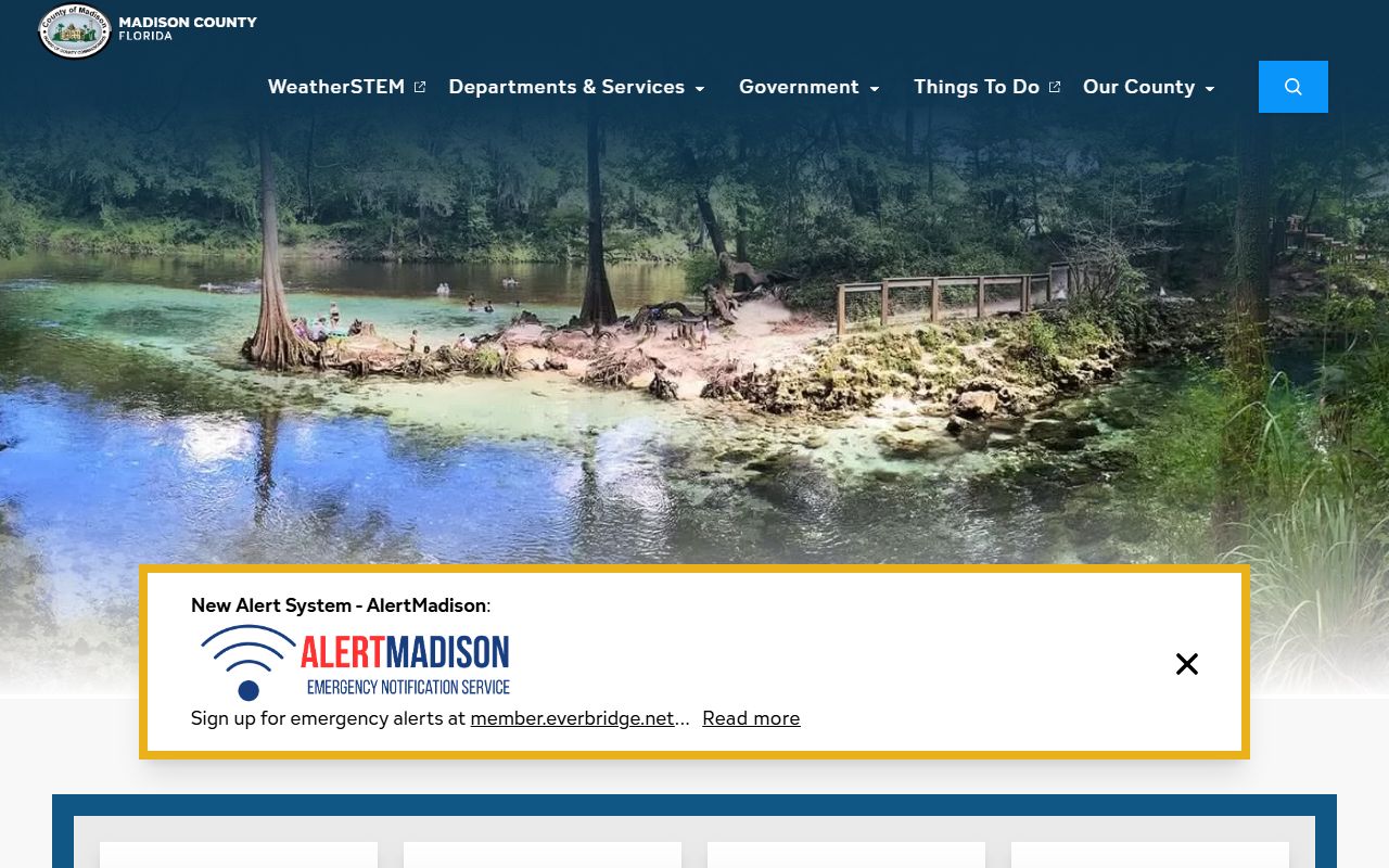 Madison County official government website for people search