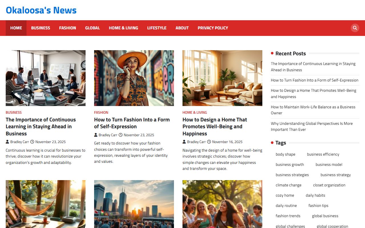 Okaloosa County Florida official government website homepage