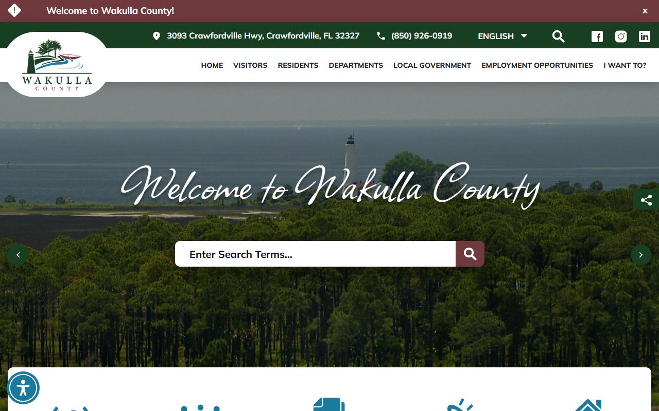 Wakulla County official government website for people search